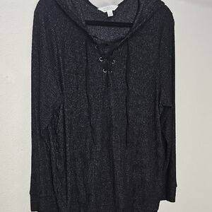 Market & Spruce Charcoal Knit Sweater